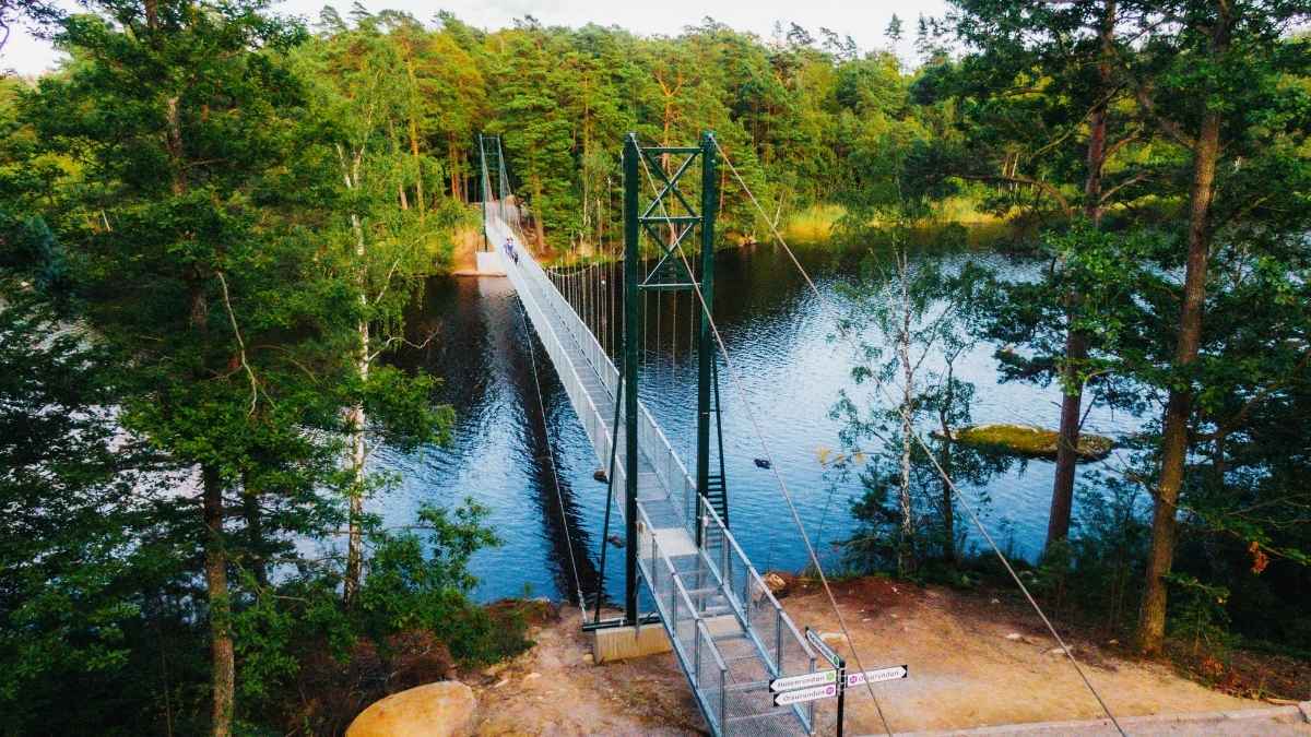 Frickabron vid sjön Halen i Olofström