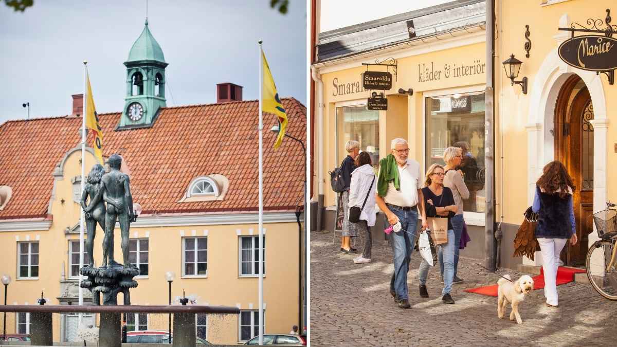 Sölvesborg, handelsstaden med den vackra färgsättningen Lageråsa