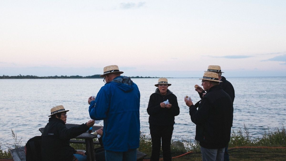 Hällevik en sommar kväll tillsammans med jazzvänner