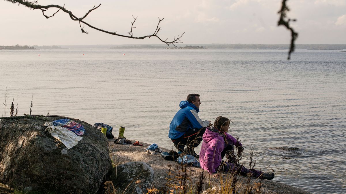 Vandring i Sydsverige, över klippor med möjlighet till bad - Outdoor i Blekinge