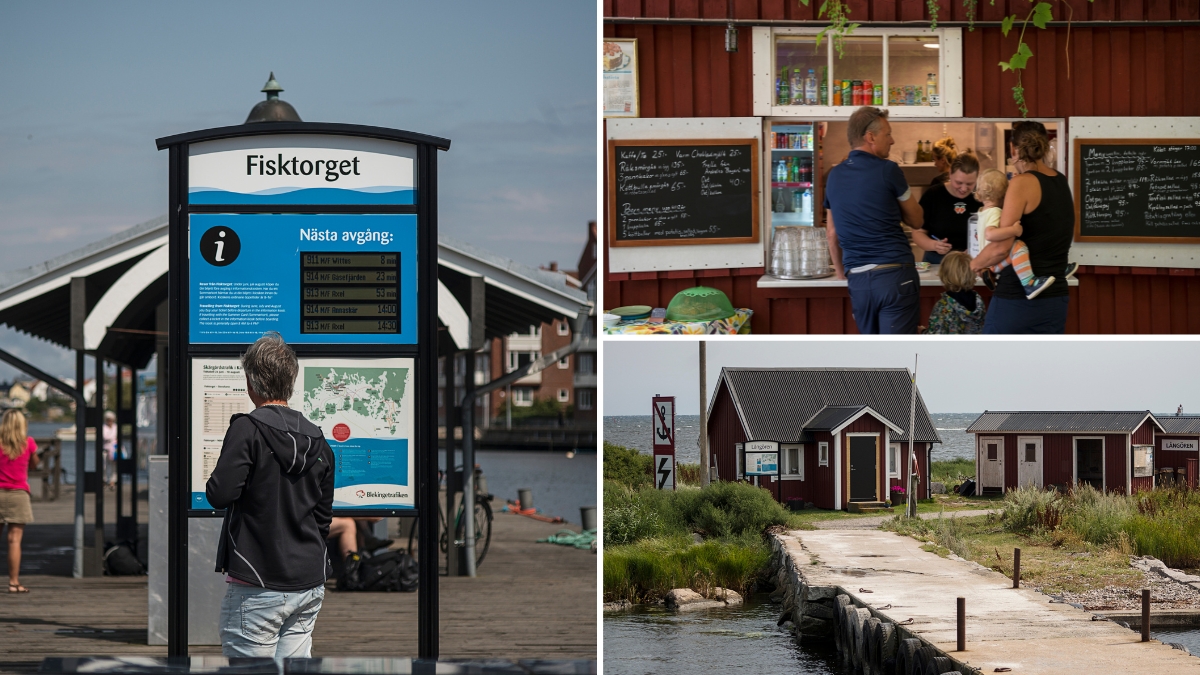 ARK56 Blekinge - Ta skärgårdsbåten till en ö, övernatta i en stuga och ät mat på den lokala serveringen