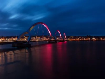 Sölvesborgsbron i Blekinge