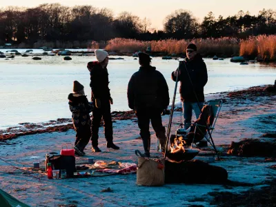 Vinteraktiviter läns kusten - Outdoor cooking