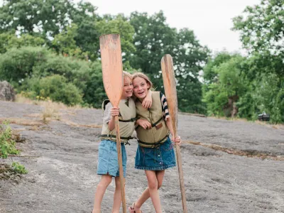 Paddla tillsammans med familjen på Tjärö i Blekinge