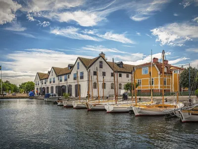 Stumholmen i Karlskrona, precis som Venedig