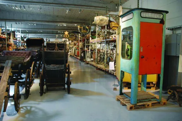 Blekinge Museum´s storage at Rosenholm