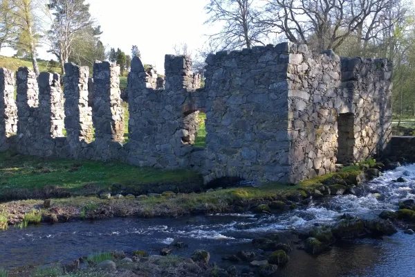 The ruins of the paper mill