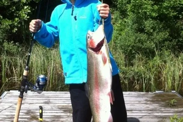 Boy with a trout