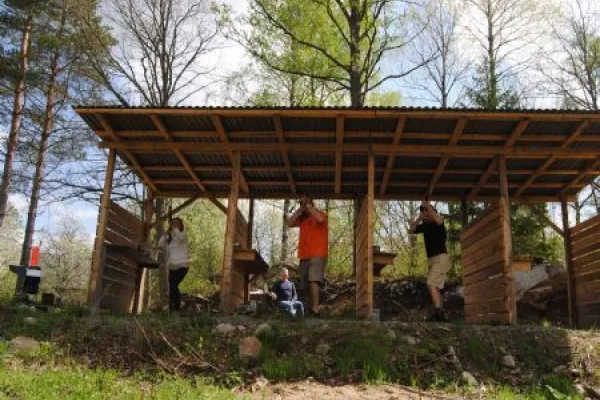 Clay pigeon shooting at Brokamåla Gård