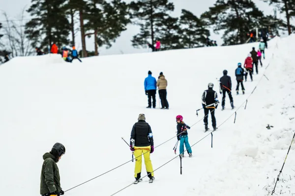 Skiing - Rödeby Ski slope