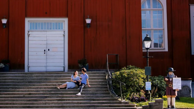 Amiralitetskyrkan och Gubben Rosenbom i Världsarvet Karlsrkrona