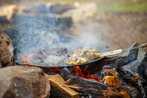 outdoor cooking Viltskavsgryta