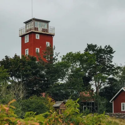 Aspö Lotstorn i Blekinge.