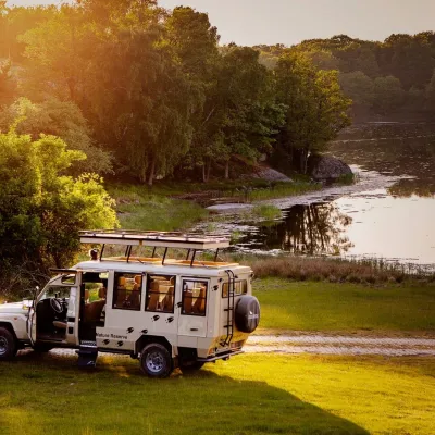 Eriksbergs landcruiser på savannan