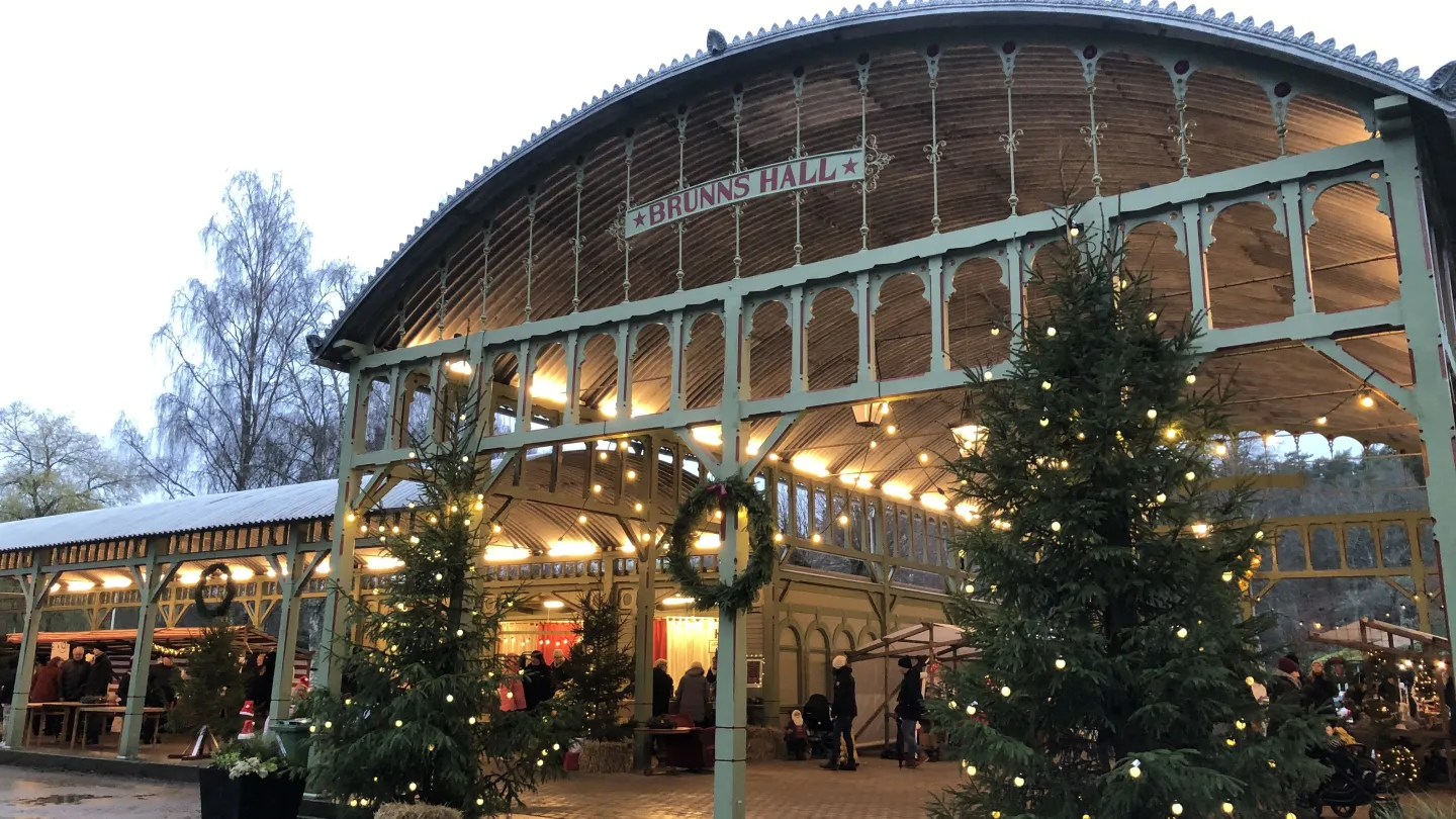 Julmarknad i Brunnsparken